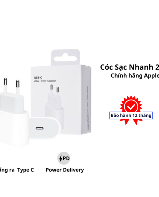 Cóc sạc 20W VN zin hãng Apple Cóc sạc 20W VN zin hãng Apple