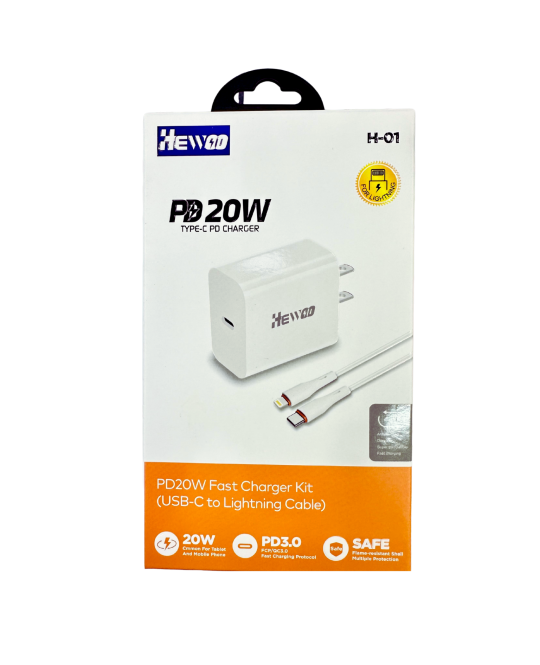 Bộ Sạc Nhanh 20W HEWOO C-L Bộ Sạc Nhanh 20W HEWOO C-L